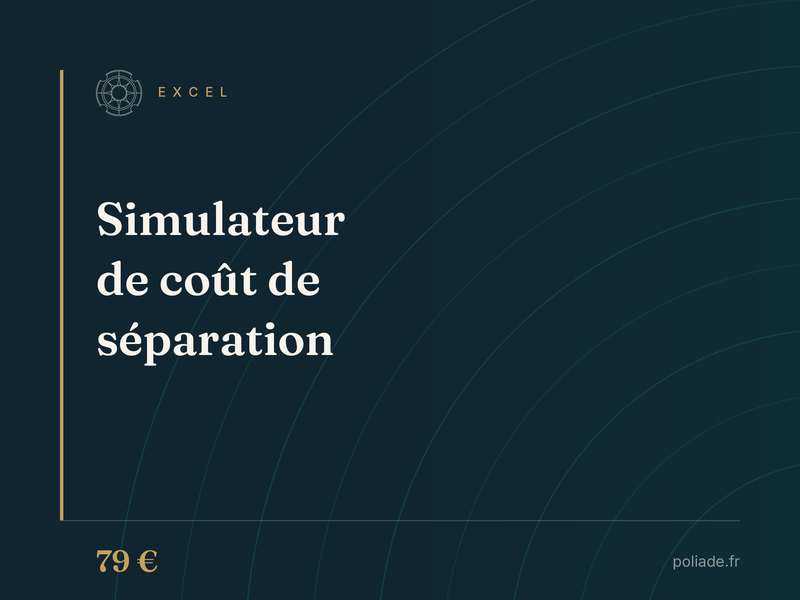 Aperçu du simulateur de coût de séparation